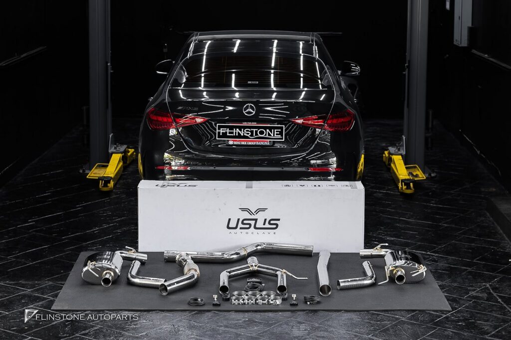 Mercedes-Benz ชุดท่อ USUS Exhaust ติดตั้งใน W206 C-Class C220d
