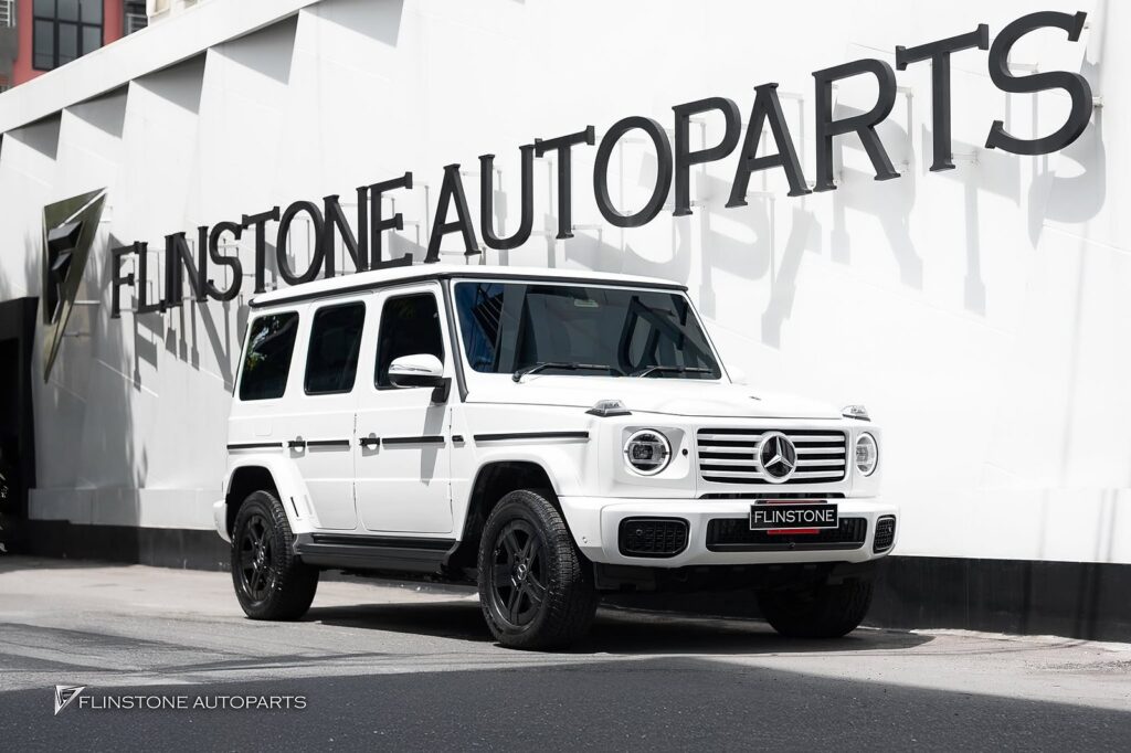 FLINSTONE AUTOPARTS Mercedes Benz G580 รุ่นล่าสุดที่ไม่มีบันไดข้างติดรถมา เข้ามาติดต