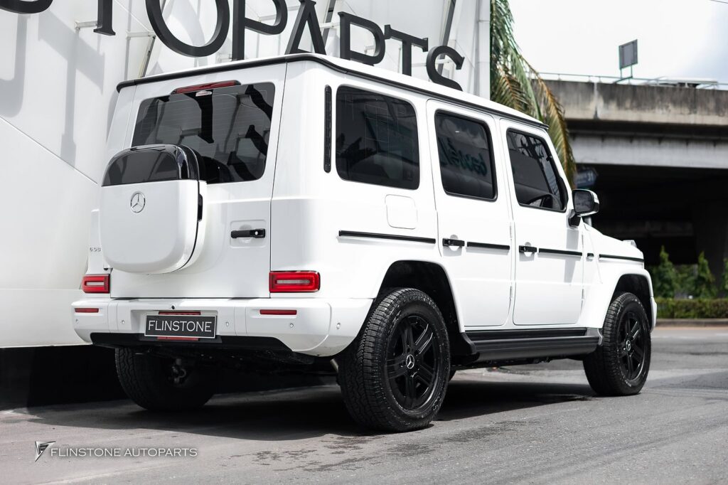 FLINSTONE AUTOPARTS Mercedes Benz G580 รุ่นล่าสุดที่ไม่มีบันไดข้างติดรถมา เข้ามาติดต
