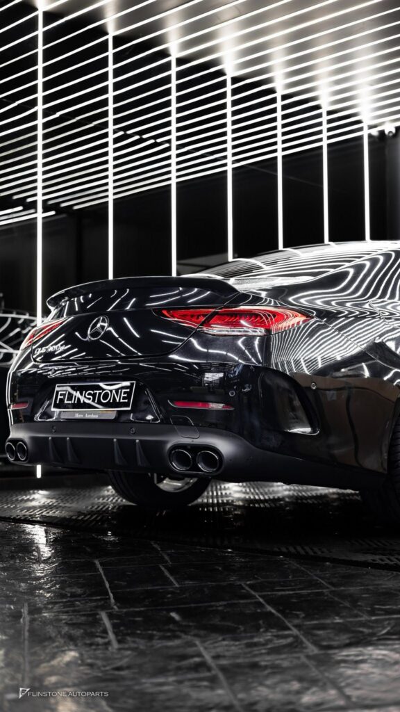 Mercedes-Benz C257 CLS-Class Coupe GT Panamericana Front Grille + CLS53 AMG Black Rear Diffuser