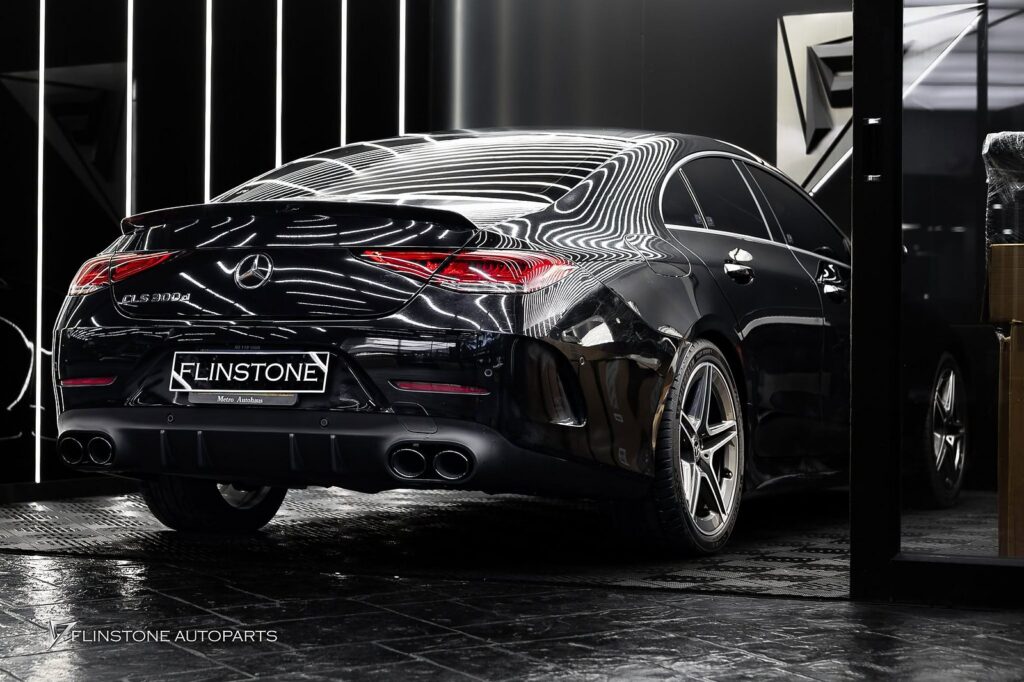 Mercedes-Benz C257 CLS-Class Coupe GT Panamericana Front Grille + CLS53 AMG Black Rear Diffuser