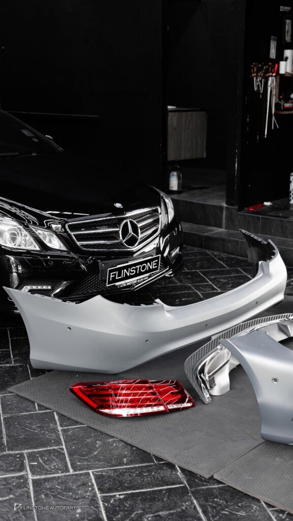 Mercedes-Benz W207 E-Class Coupe กันชนหน้าพร้อมกระจังหน้า + ไฟหน้า