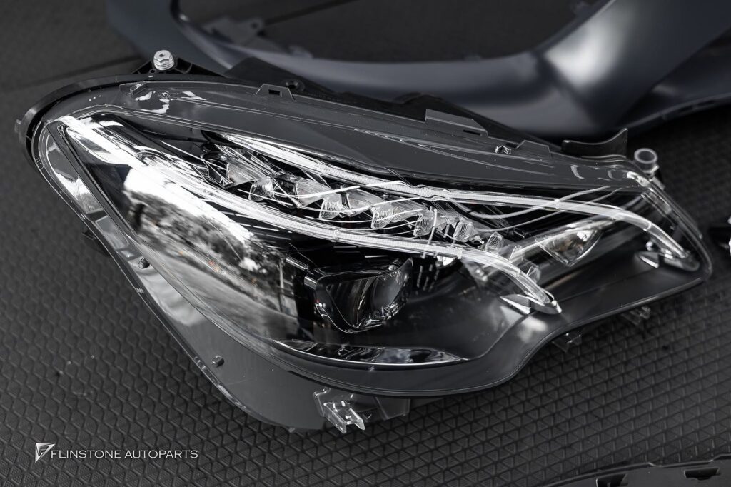 Mercedes-Benz W207 E-Class Coupe กันชนหน้าพร้อมกระจังหน้า + ไฟหน้า