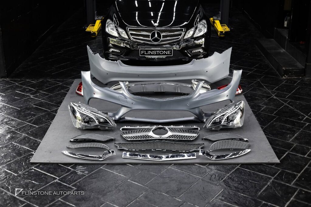 Mercedes-Benz W207 E-Class Coupe กันชนหน้าพร้อมกระจังหน้า + ไฟหน้า