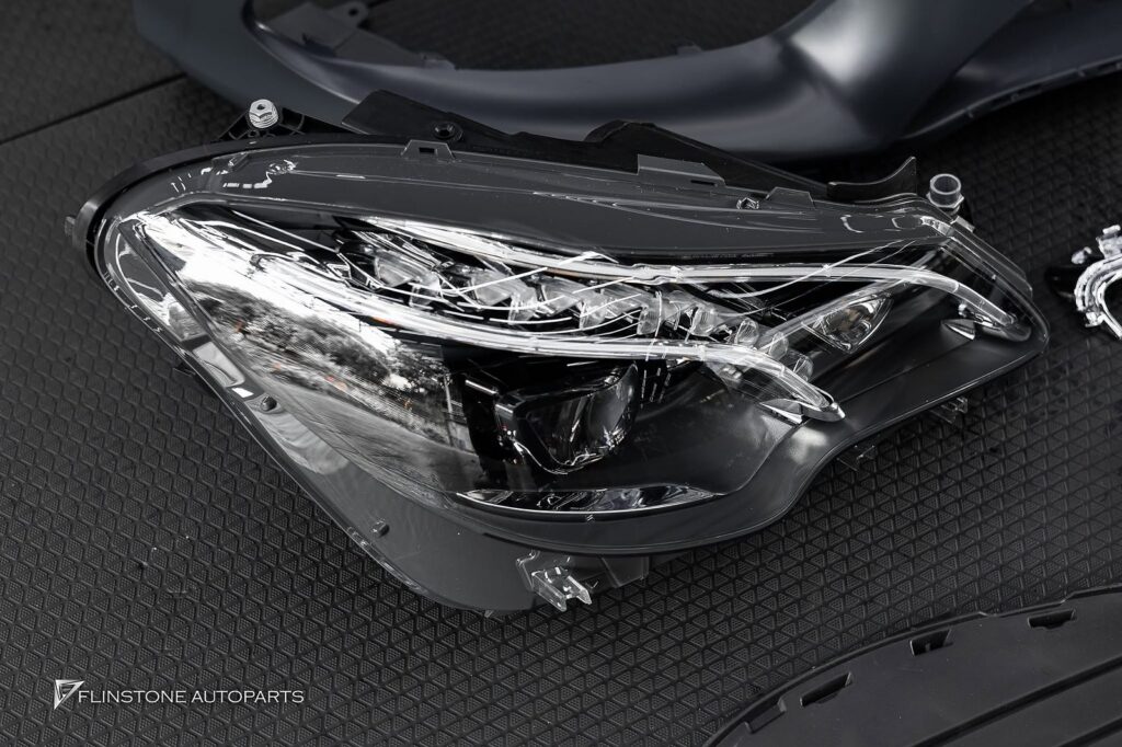 Mercedes-Benz W207 E-Class Coupe กันชนหน้าพร้อมกระจังหน้า + ไฟหน้า