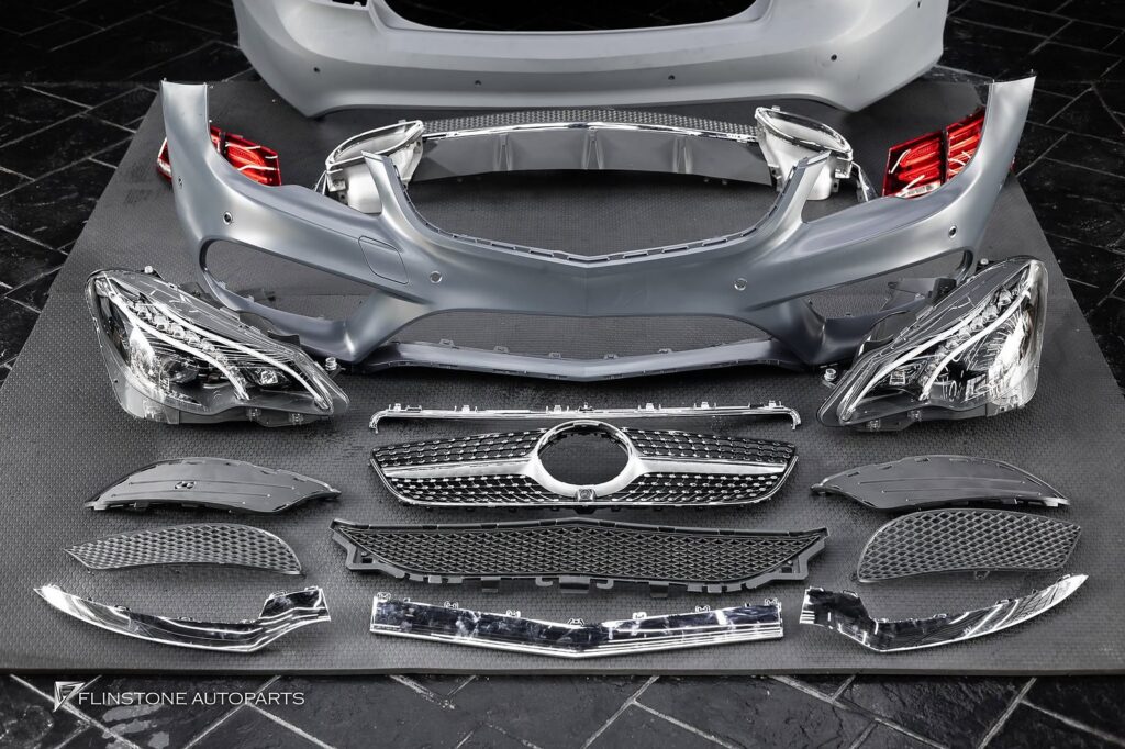 Mercedes-Benz W207 E-Class Coupe กันชนหน้าพร้อมกระจังหน้า + ไฟหน้า