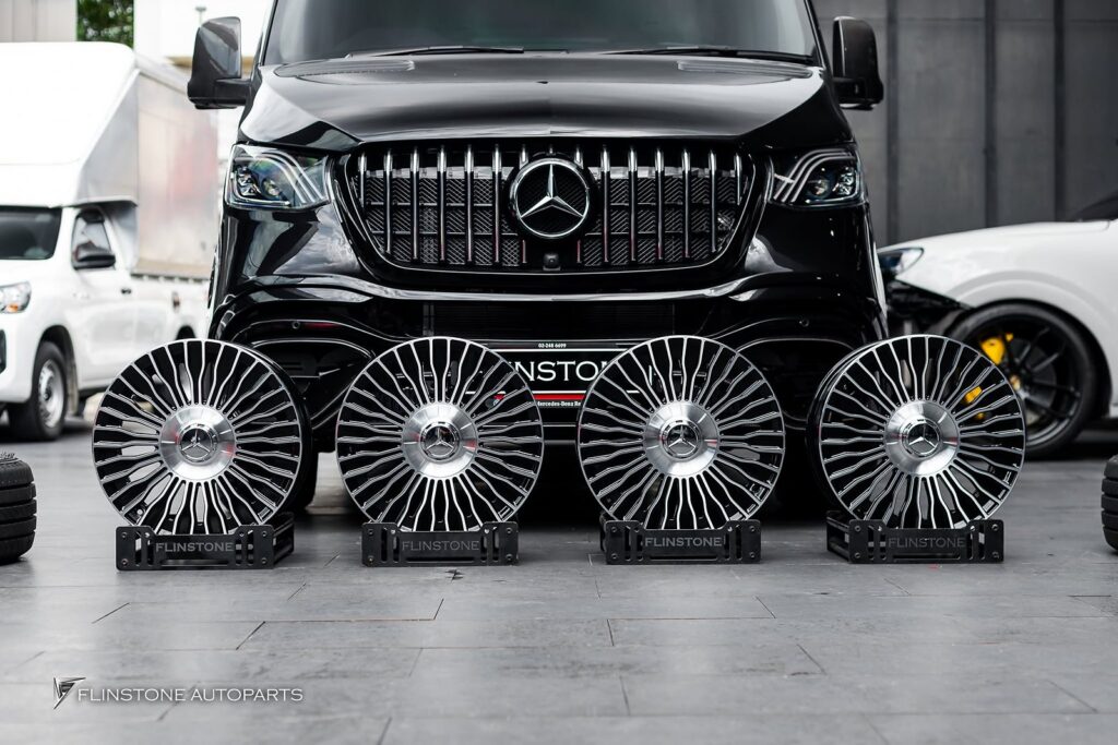 Mercedes Benz Sprinter W907 chose custom forged wheels supports weight