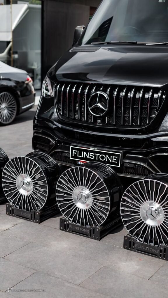 Mercedes Benz Sprinter W907 chose custom forged wheels supports weight