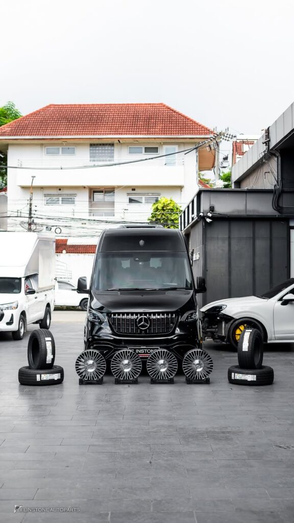 Mercedes Benz Sprinter W907 chose custom forged wheels supports weight