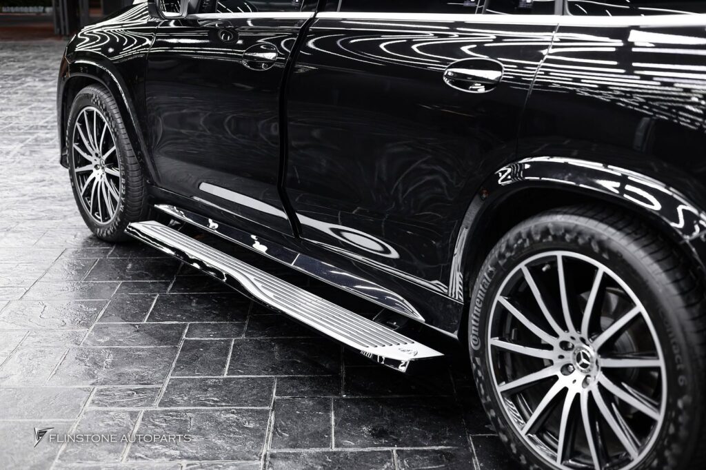 Mercedes-Benz X167 GLS-Class MAYBACH Style Front Grille + MAYBACH Auto Side Running Board
