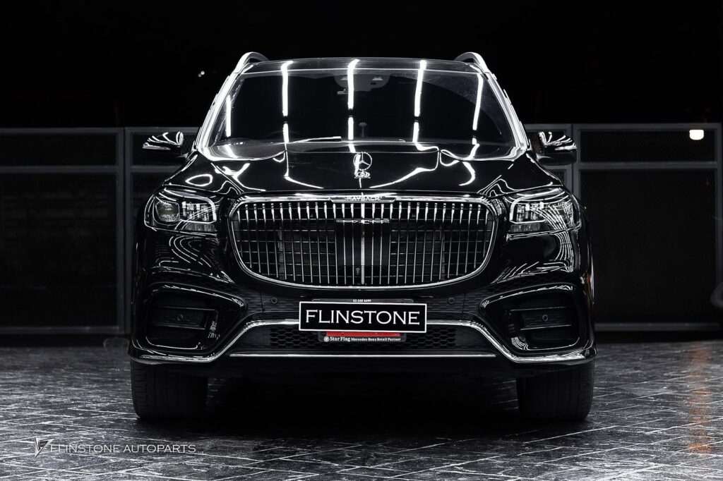 Mercedes-Benz X167 GLS-Class MAYBACH Style Front Grille + MAYBACH Auto Side Running Board