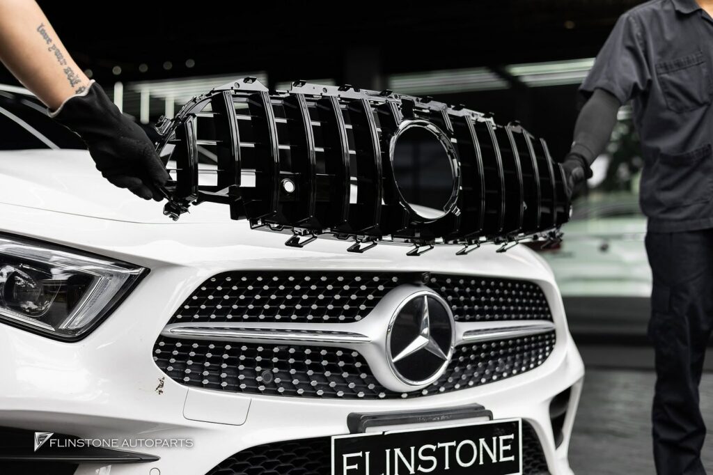 Mercedes-Benz C257 CLS-Class Coupe Black GT Front Grille
