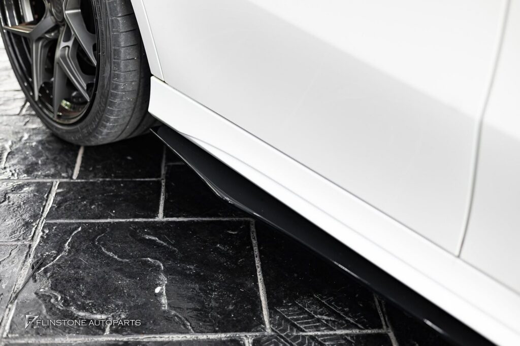 Mercedes-Benz W177 A-Class GTs Black Front Lip + GTs Black Side Skirt