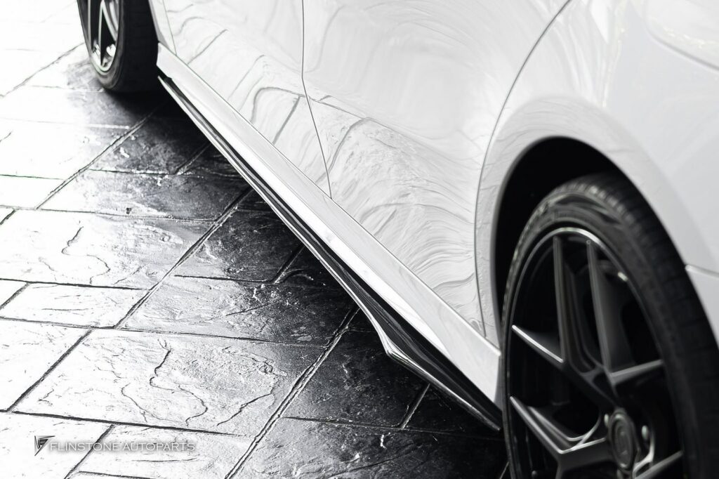 Mercedes-Benz W177 A-Class GTs Black Front Lip + GTs Black Side Skirt