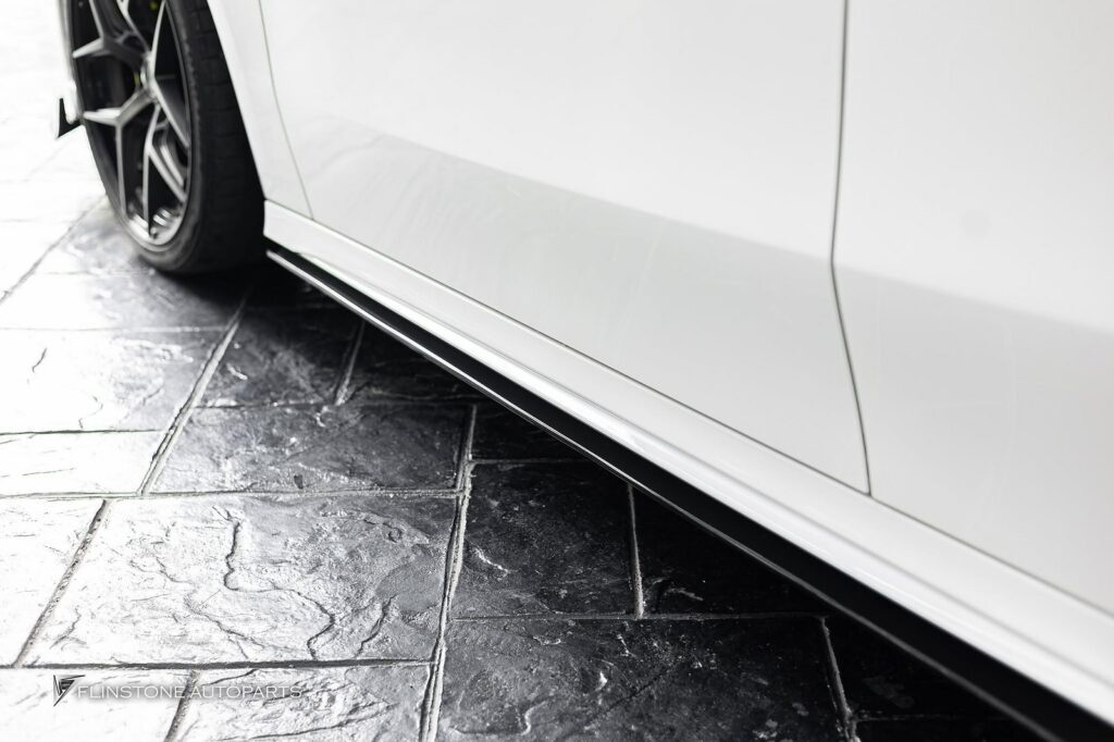 Mercedes-Benz W177 A-Class GTs Black Front Lip + GTs Black Side Skirt