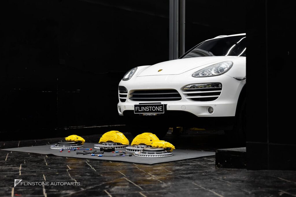 Porsche Cayenne 958 高性能且车重较大准备安装