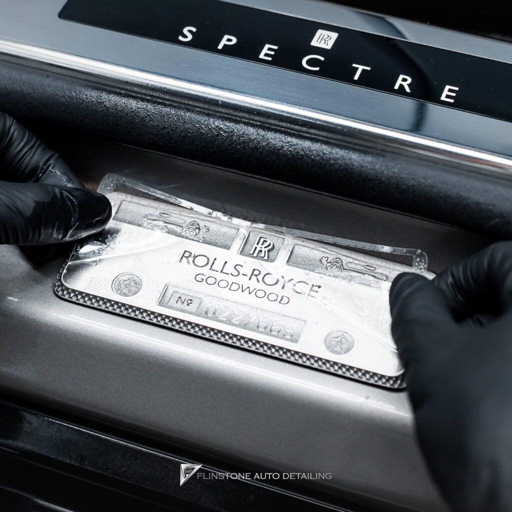 FLINSTONE AUTO DETAILING ROLLS ROYCE Spectre 选择品牌透明保护膜 DRESDENPROTEC