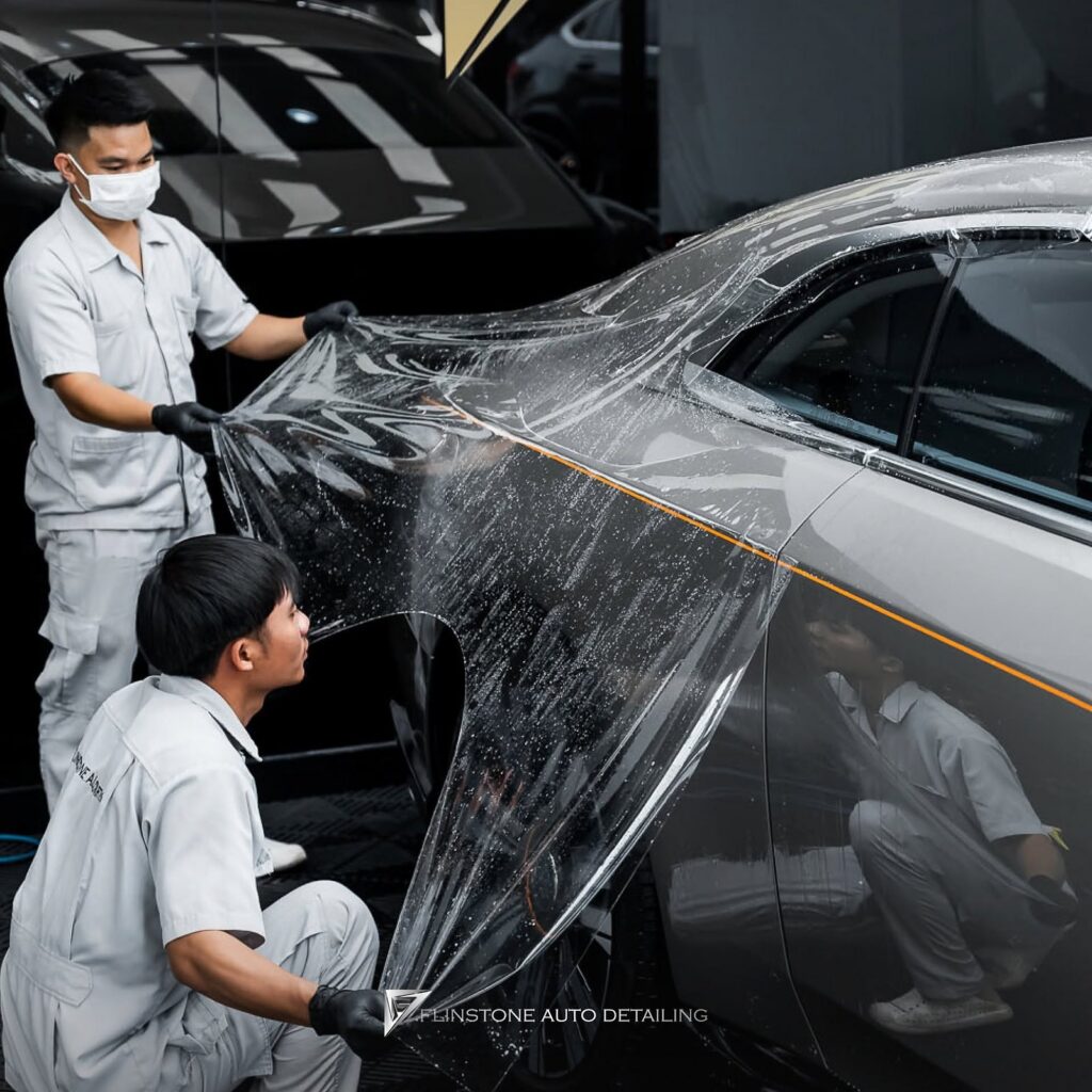 FLINSTONE AUTO DETAILING ROLLS ROYCE Spectre 选择品牌透明保护膜 DRESDENPROTEC