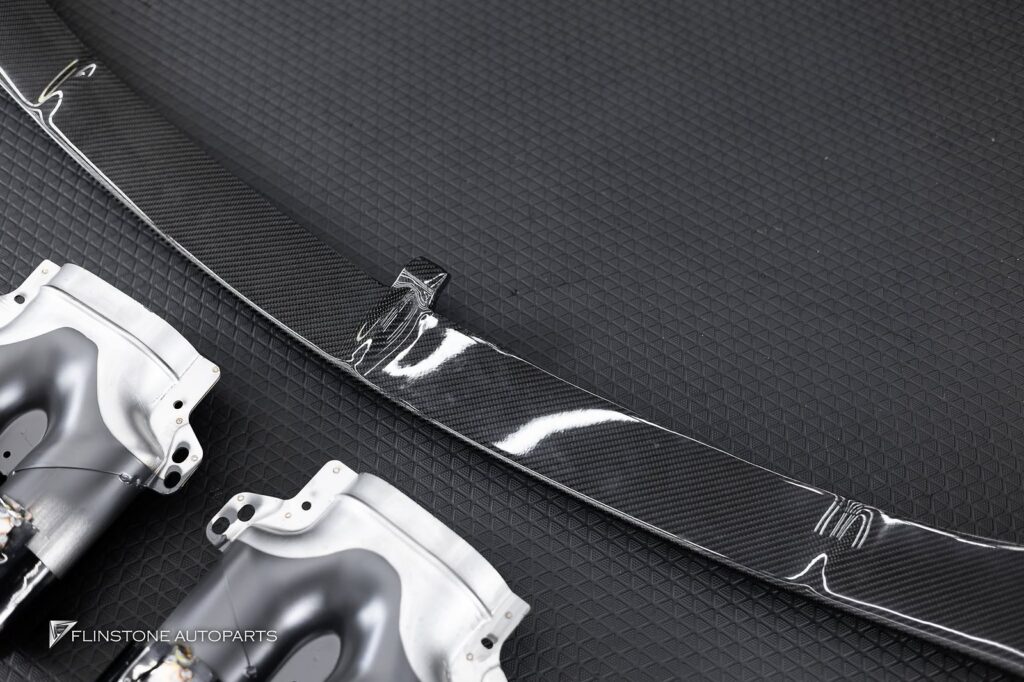 Mercedes-Benz C257 CLS-Class Coupe GTs Carbon Fiber Front Lip + CLS53 AMG Black Tailpipe