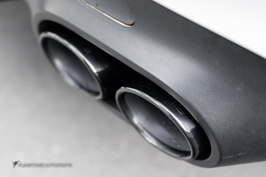 Mercedes-Benz C257 CLS-Class Coupe GTs Carbon Fiber Front Lip + CLS53 AMG Black Tailpipe