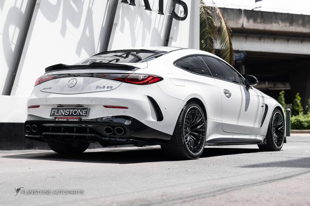 Mercedes-Benz C236 CLE-Class Coupe MAXTON DESIGN Front Spoiler + MAXTON DESIGN Side Skirt