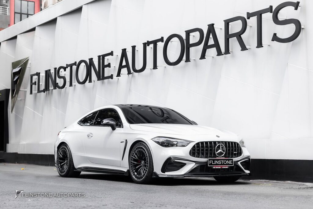 Mercedes-Benz C236 CLE-Class Coupe MAXTON DESIGN Front Spoiler + MAXTON DESIGN Side Skirt