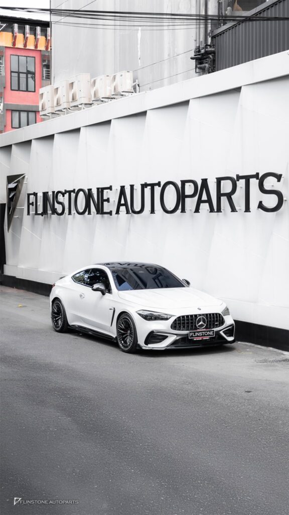 Mercedes-Benz C236 CLE-Class Coupe MAXTON DESIGN Front Spoiler + MAXTON DESIGN Side Skirt