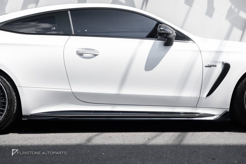 Mercedes-Benz C236 CLE-Class Coupe MAXTON DESIGN Front Spoiler + MAXTON DESIGN Side Skirt