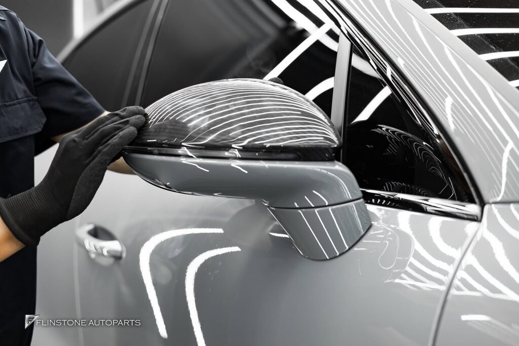 PORSCHE Cayenne 9Y0.2 USUS Autoclave Carbon Side Mirror