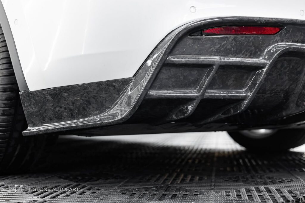 TESLA CMST Forged Carbon Front Lip + CMST Forged Carbon Rear Diffuser