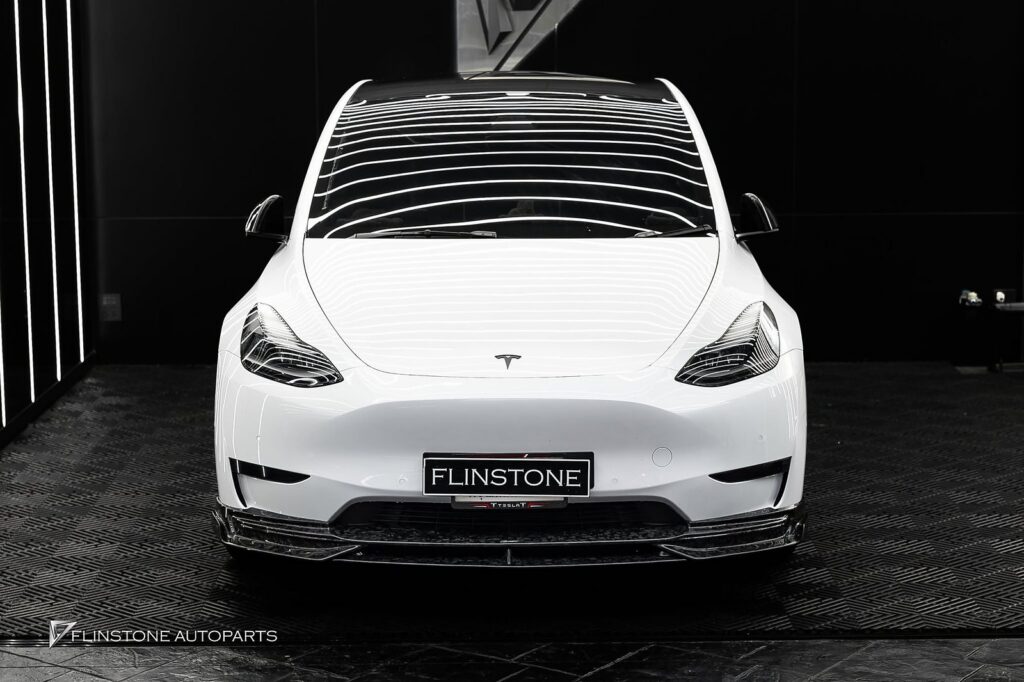 TESLA CMST Forged Carbon Front Lip + CMST Forged Carbon Rear Diffuser