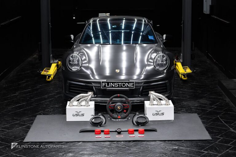 PORSCHE 992 2025+ USUS Exhaust Header + Carbon Fiber Tailpipe