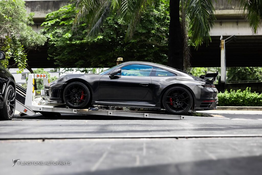PORSCHE 992 2025+ USUS Exhaust Header + Carbon Fiber Tailpipe