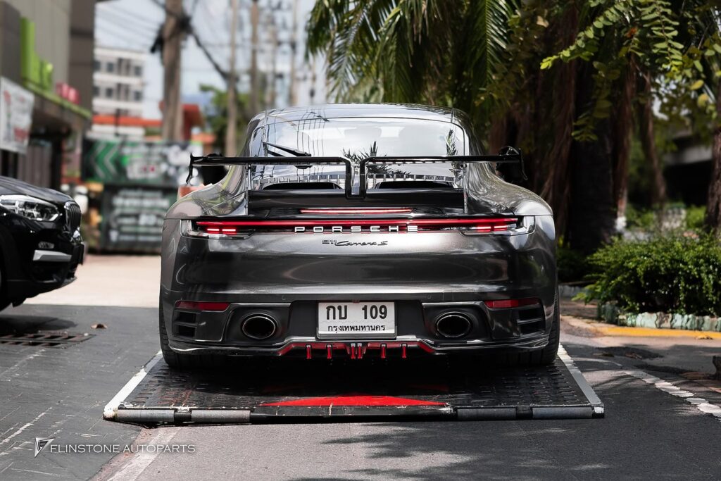 PORSCHE 992 2025+ USUS Exhaust Header + Carbon Fiber Tailpipe