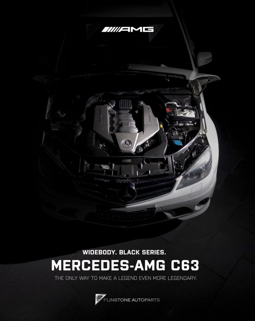Mercedes-Benz W204 C-Class 2025 ชุดแต่งใหญ่อีกคันสำหรับ C63 AMG รหัส W204