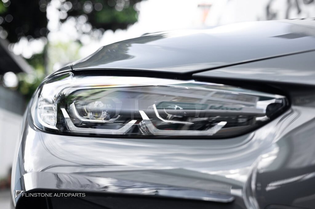 BMW G22 – G26 – G82 M4 3D Black Front Grile + 3D Black Side Skirt