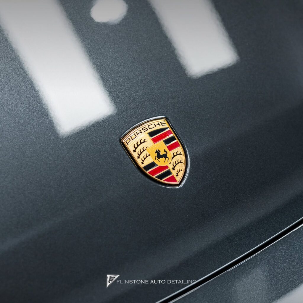 FLINSTONE AUTO DETAILING TAYCAN Cross Turismo chose clear paint protection film from DRESDENPROTECTION
