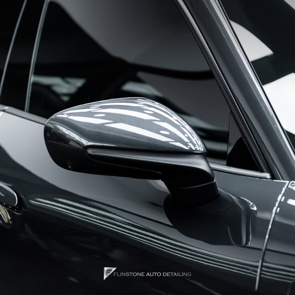 FLINSTONE AUTO DETAILING TAYCAN Cross Turismo chose clear paint protection film from DRESDENPROTECTION