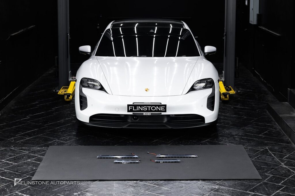 PORSCHE Taycan Genuine LED Carbon Fiber Door Sills