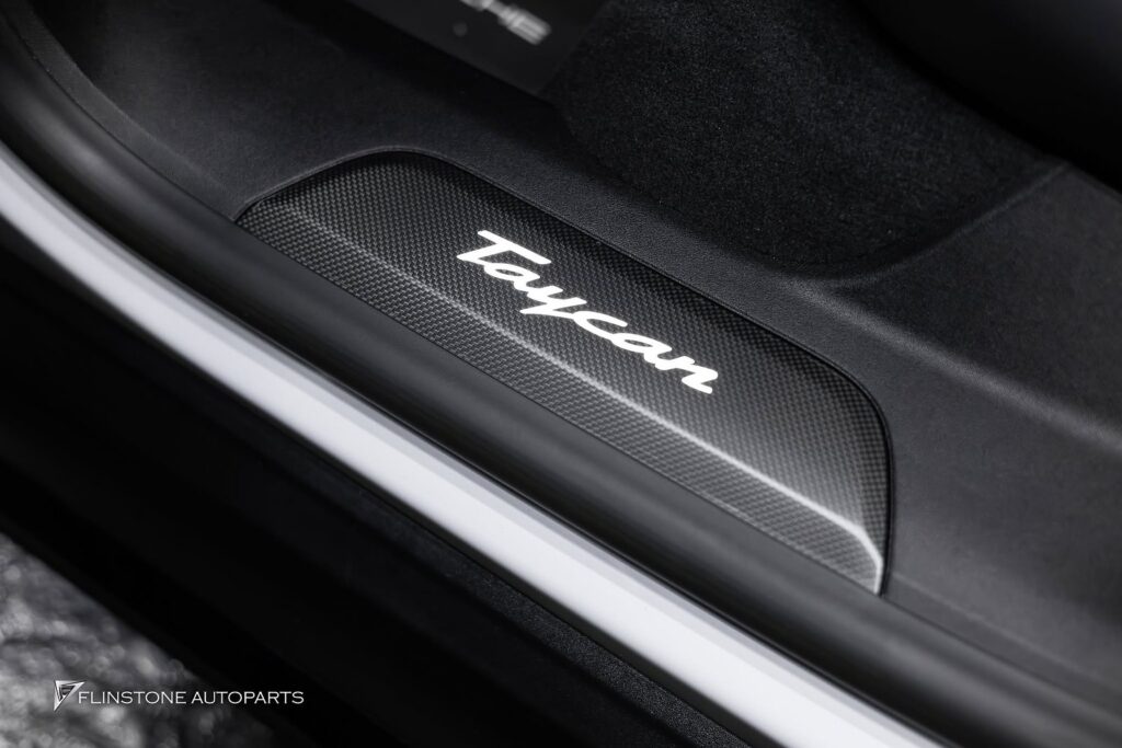 PORSCHE Taycan Genuine LED Carbon Fiber Door Sills