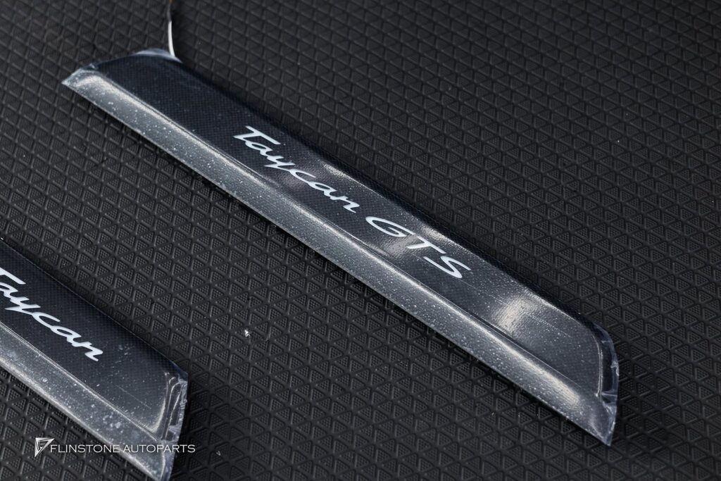 PORSCHE Taycan Genuine LED Carbon Fiber Door Sills