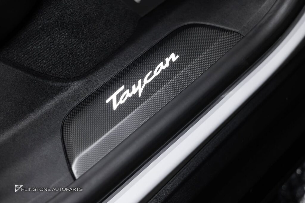 PORSCHE Taycan Genuine LED Carbon Fiber Door Sills