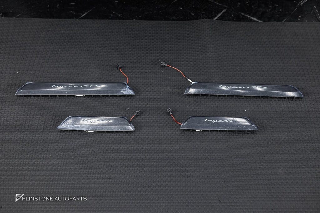 PORSCHE Taycan Genuine LED Carbon Fiber Door Sills