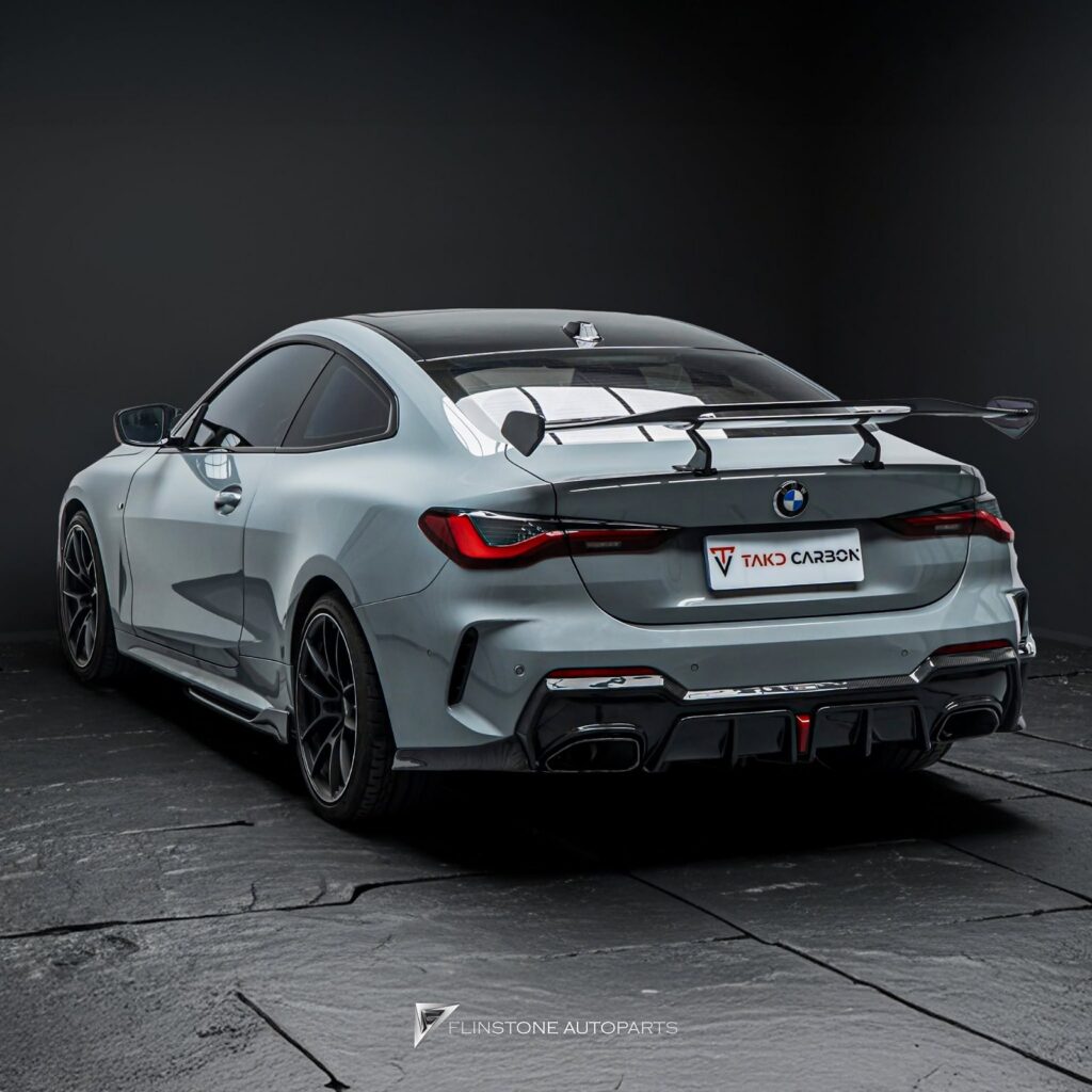 TAKD high-rise rear spoiler for BMW G22 Series 4