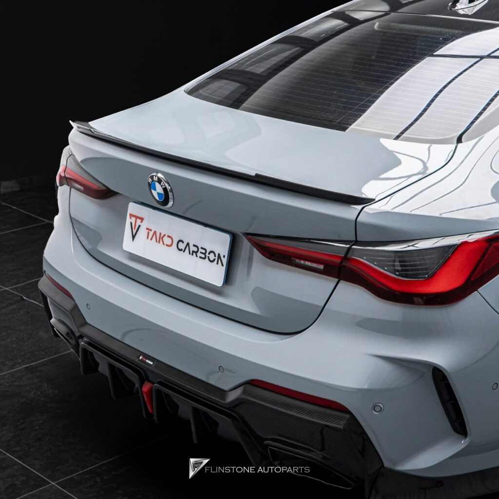 TAKD high-rise rear spoiler for BMW G22 Series 4