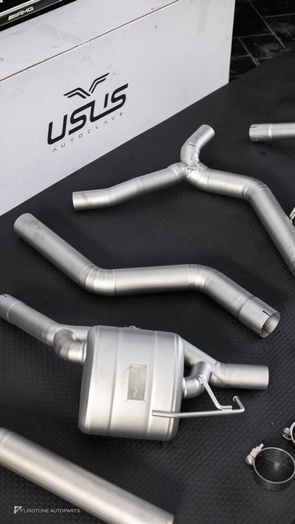 Mercedes-Benz C257 CLS-Class 2024 ชุดท่อ USUS Titanium Exhaust สำหรับ CLS53 AMG