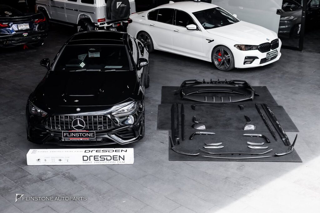 Mercedes-Benz C236 CLE-Class Coupe CLE53 AMG เตรียมติดตั้งชุดแต่งรอบคัน พาร์ทคาร์บอนอะไหล่แท้