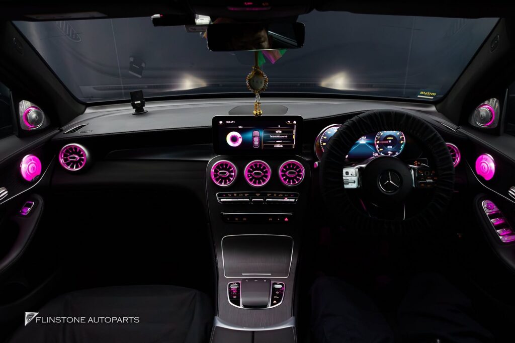 Mercedes Interior 2025+ air vent lights and Tweeter for GLC-Class W253