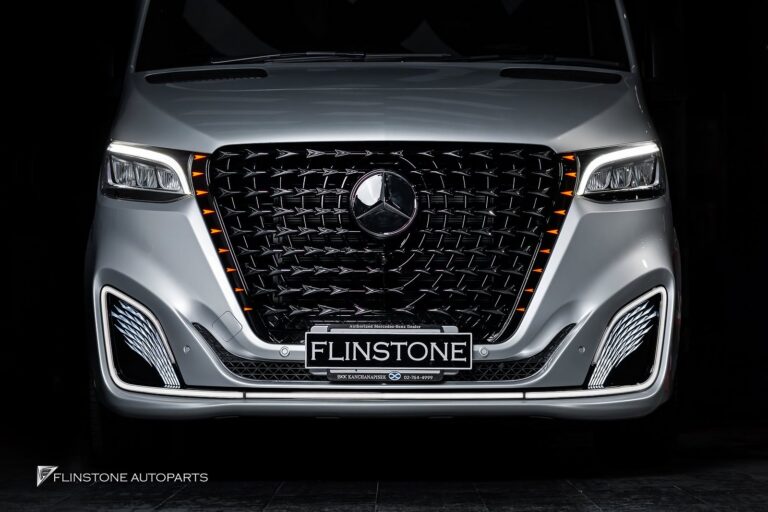Mercedes Sprinter VIP Front Bumper & LED Grille + Custom Forged Wheel [USUS Forged