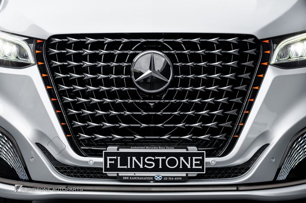 Mercedes Sprinter VIP Front Bumper & LED Grille + Custom Forged Wheel [USUS Forged